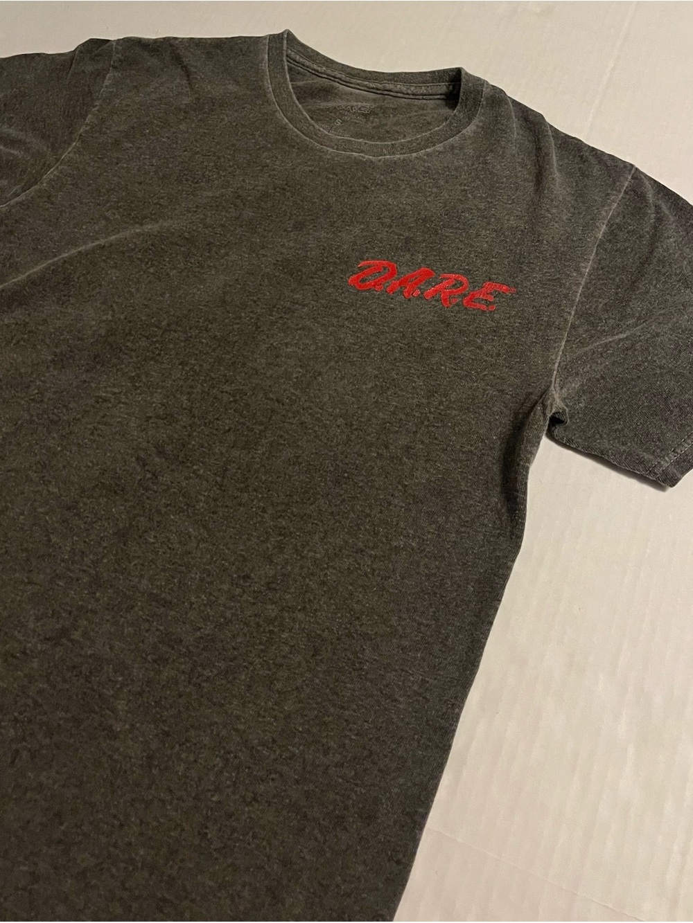 DARE Official Logo Distressed Anti Drug T-Shirt SMALL School Police Education - Picture 5 of 8